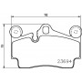 MDB2752 MINTEX Комплект гальмівних колодок дисковий гальм