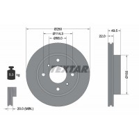 92047500 TEXTAR Гальмівний диск
