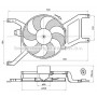 RT7685 AVA QUALITY COOLING Вентилятор охолодження двигуна
