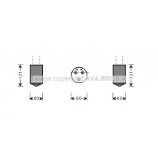 DWD043 AVA QUALITY COOLING Осушувач кондиціонера