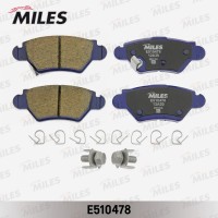 E510478 MILES Комплект гальмівних колодок дисковий гальм