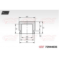 72944035 MAXTECH Поршень корпус скоби гальма