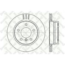 6020-1535V-SX STELLOX Гальмівний диск