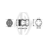 DCK1255 DIEDERICHS Компресор кондиціонера