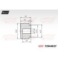 72944027 MAXTECH Поршень корпус скоби гальма