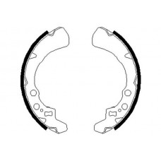 KBS-1908 KAVO PARTS Комплект гальмівних колодок