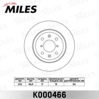 K000466 MILES Гальмівний диск