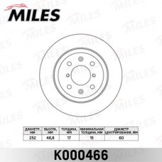 K000466 MILES Гальмівний диск