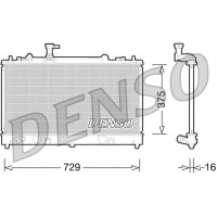 DRM44028 DENSO Радіатор охолодження двигуна