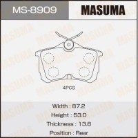 MS8909 MASUMA Колодки гальмівні