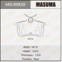 MS8909 MASUMA Колодки гальмівні