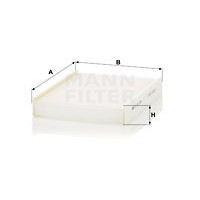 CU 26 006 MANN-FILTER Фільтр повітря у внутрішньому просторі