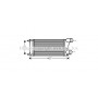 PEA4337 AVA QUALITY COOLING Интеркулер