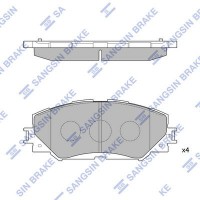 SP2093 Hi-Q Комплект гальмівних колодок дисковий гальм