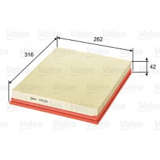 585038 VALEO Повітряний фільтр