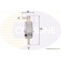 EFF043 COMLINE Паливний фільтр