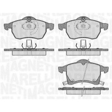 363916060523 MAGNETI MARELLI КомплеК т гальмівних колодок, дискове гальмо