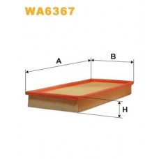WA6367 WIX FILTERS Повітряний фільтр