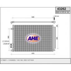 43262 AHE Конденсатор кондиціонера