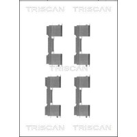 8105 101650 TRISCAN Комплектуючі колодки дискового гальма