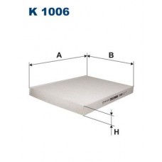 K 1006 FILTRON Фільтр повітря у внутрішньому просторі