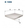 K 1006 FILTRON Фільтр повітря у внутрішньому просторі