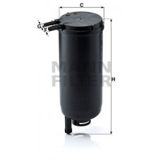WK 939/14 x MANN-FILTER Паливний фільтр