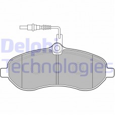 LP1995 DELPHI КомплеК т гальмівних колодок, дискове гальмо