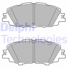 LP3647 DELPHI КомплеК т гальмівних колодок, дискове гальмо