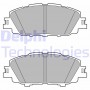 LP3647 DELPHI КомплеК т гальмівних колодок, дискове гальмо