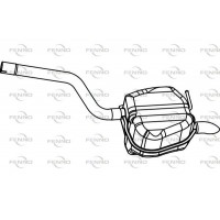 P7156 FENNO Глушник вихлопних газів кінцевий