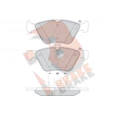 RB1259 R BRAKE Комплект гальмівних колодок дисковий гальм