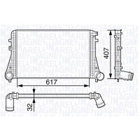 351319202850 MAGNETI MARELLI Интеркулер