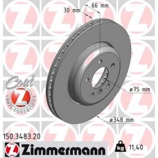 150.3483.20 ZIMMERMANN Гальмівний диск