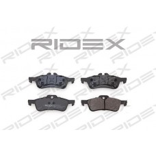 402B0267 RIDEX Комплект гальмівних колодок дисковий гальм
