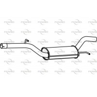 P72097 FENNO Середній глушник вихлопних газів