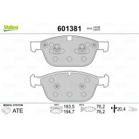 601381 VALEO КомплеК т гальмівних колодок, дискове гальмо
