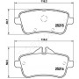 PP-0517AF JAPANPARTS КомплеК т гальмівних колодок, дискове гальмо