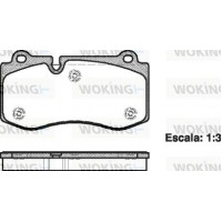 P13023.00 WOKING Комплект гальмівних колодок дисковий гальм