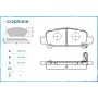 C12CR1019 CWORKS КомплеК т гальмівних колодок, дискове гальмо