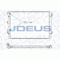 M-0010710 JDEUS Радіатор охолодження двигуна