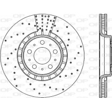 BDRS1977.25 OPEN PARTS Гальмівний диск