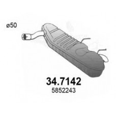 34.7142 ASSO Глушник вихлопних газів кінцевий