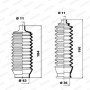 K150056 MOOG Комплект пильника рульове управління