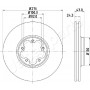 DI-0356 JAPANPARTS Гальмівний диск