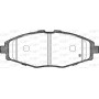 BPA0696.00 OPEN PARTS Комплект гальмівних колодок дисковий гальм