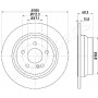 DP-0513 JAPANPARTS Гальмівний диск