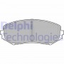 LP2001 DELPHI КомплеК т гальмівних колодок, дискове гальмо