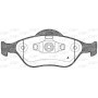 BPA0766.00 OPEN PARTS Комплект гальмівних колодок дисковий гальм