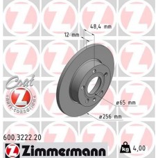 600.3222.20 ZIMMERMANN Гальмівний диск